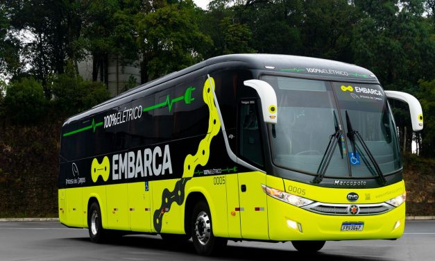 Embarca coloca em teste ônibus rodoviário elétrico