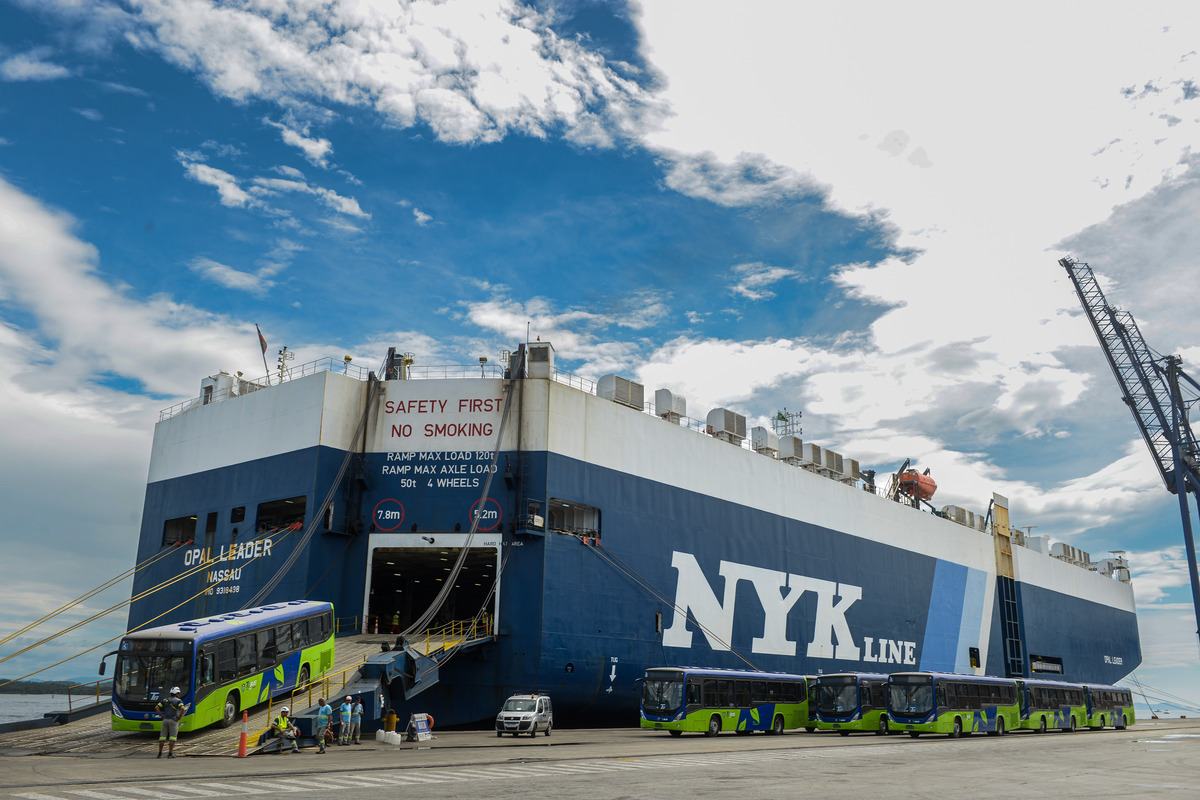 Volvo - exportação ônibus Guatemala