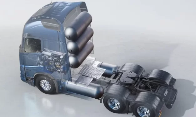 Volvo desenvolve caminhões a combustão alimentado por hidrogênio