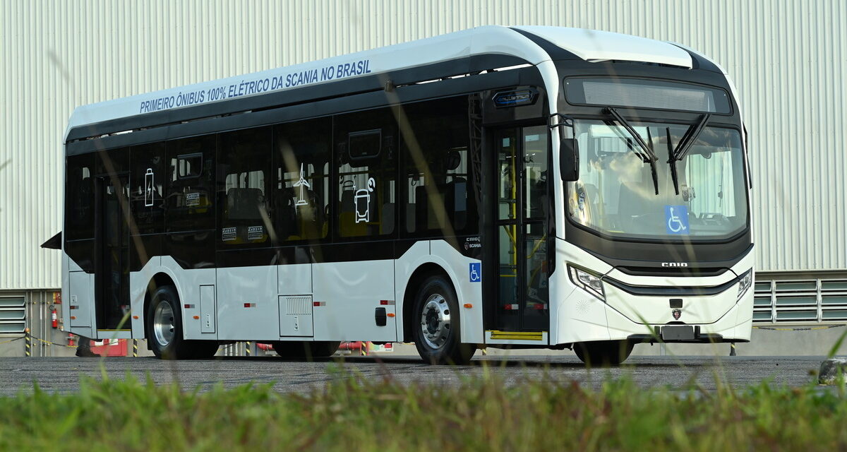 Scania aplica R$ 60 milhões para produção de ônibus elétrico