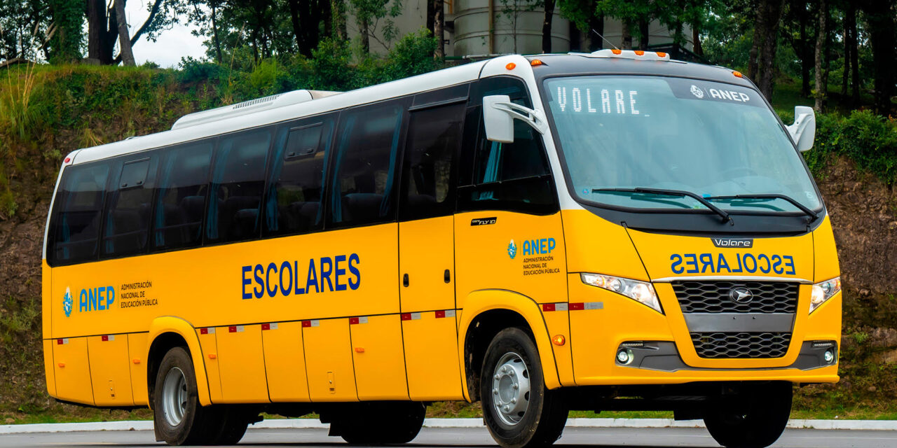 Volare vende ônibus escolar para o Uruguai