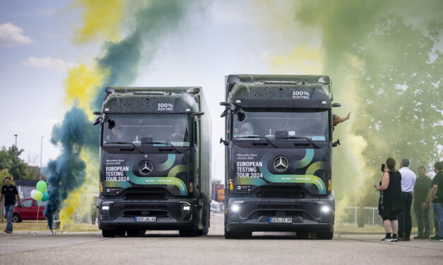 Mercedes-Benz conclui viagem teste com o elétrico eActros 600