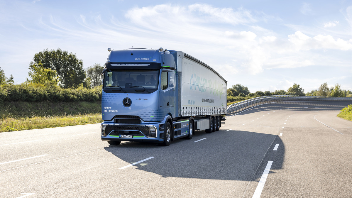 Mercedes-Benz eActros 600 começará a ser produzido em novembro