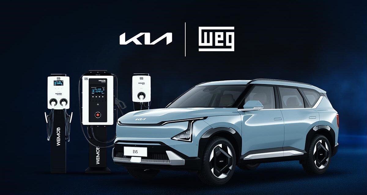 Primeiros 300 compradores do Kia EV5 receberão carregadores residenciais