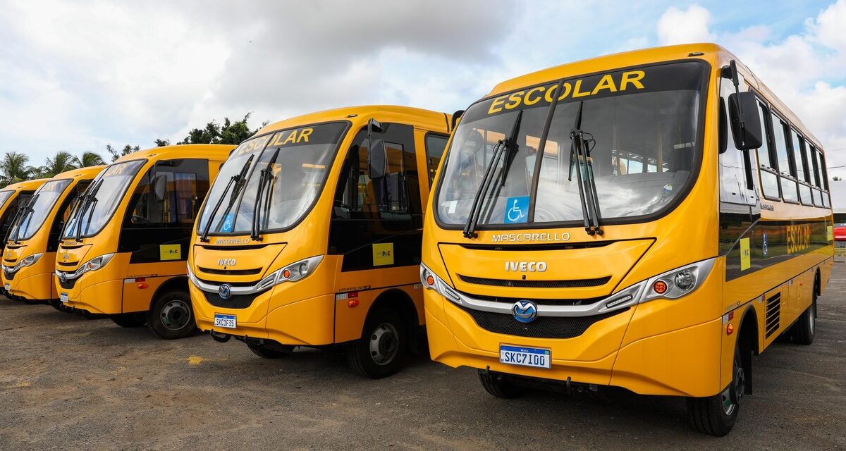 Iveco Bus fornecerá mais um lote de 82 ônibus escolares para a Bahia