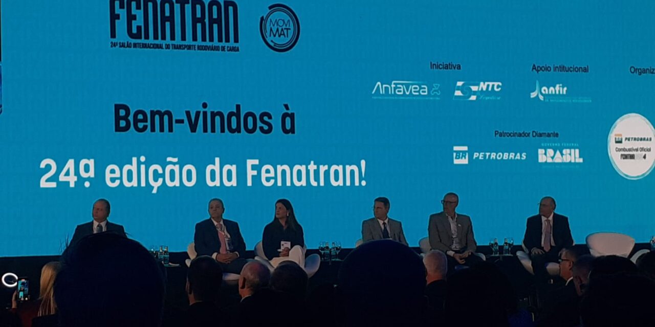 Alckmin na Fenatran: falta de recursos empaca renovação de frota.