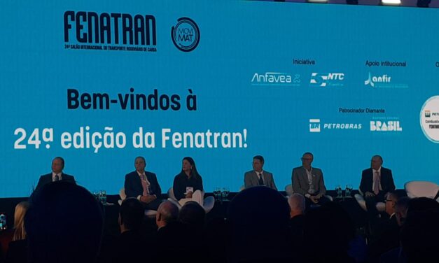 Alckmin na Fenatran: falta de recursos empaca renovação de frota.