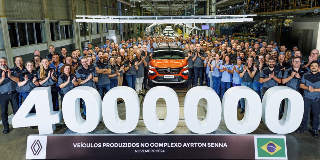 Em 26 anos, Renault atinge 4 milhões de veículos produzidos no Paraná