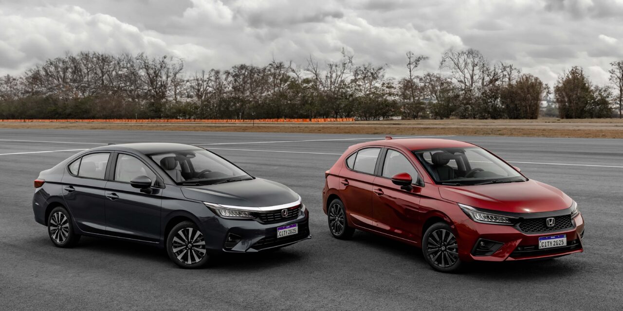 Honda mexe bem pouco na família City 2025