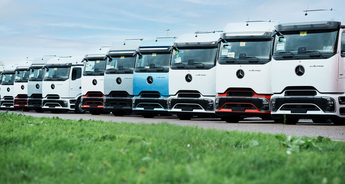 Mercedes-Benz entrega os primeiros eActros 600