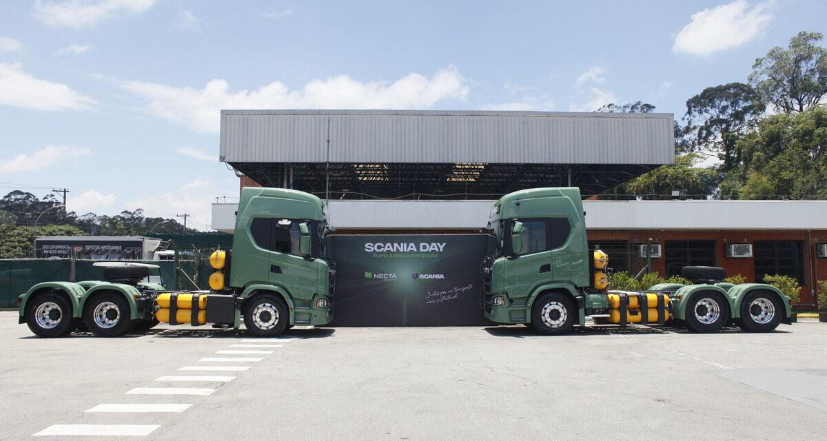 Necta Gás Natural e Scania juntas em plano de descarbonização