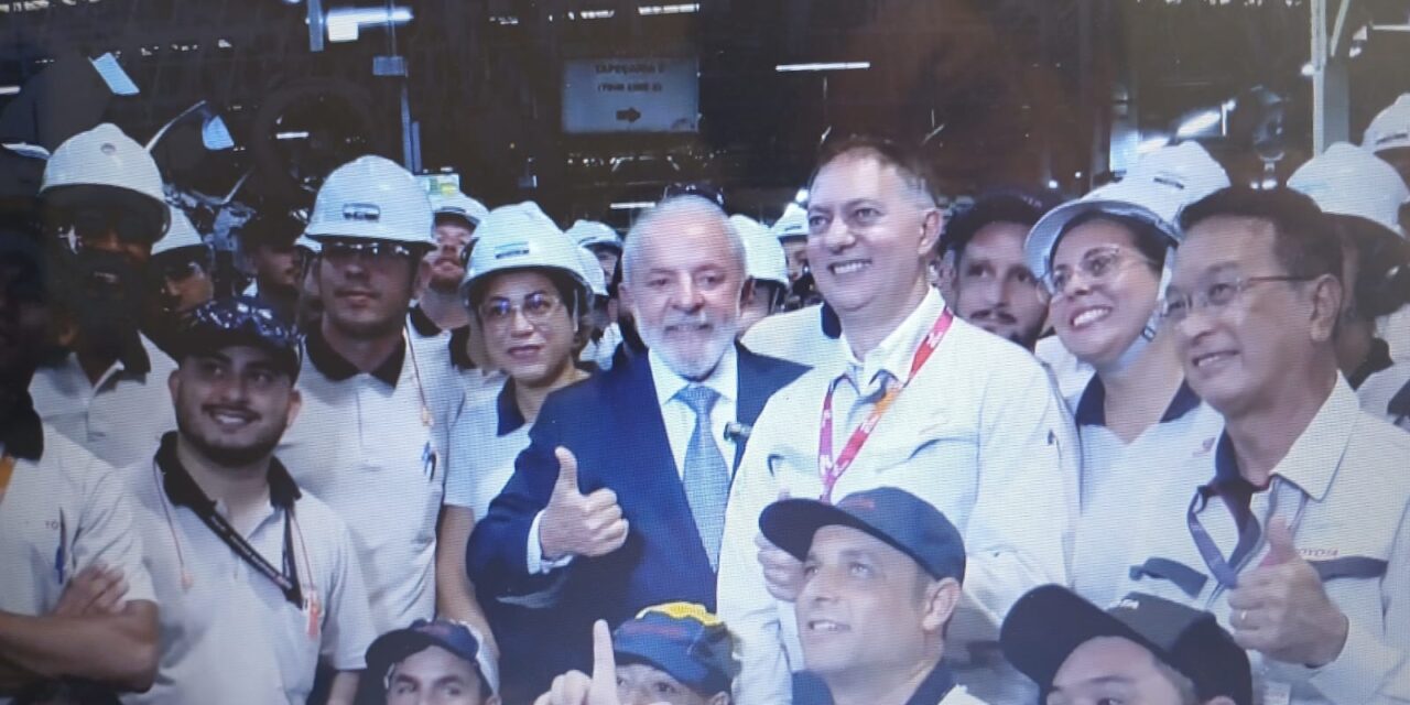 Em encontro com Lula, Toyota pede regulamentação do IPI Verde