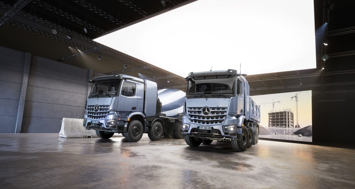 Mercedes-Benz estende a eletrificação para caminhão fora de estrada