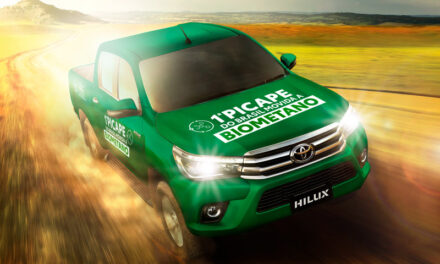 Na Agrishow, Toyota Hilux movida a biometano
